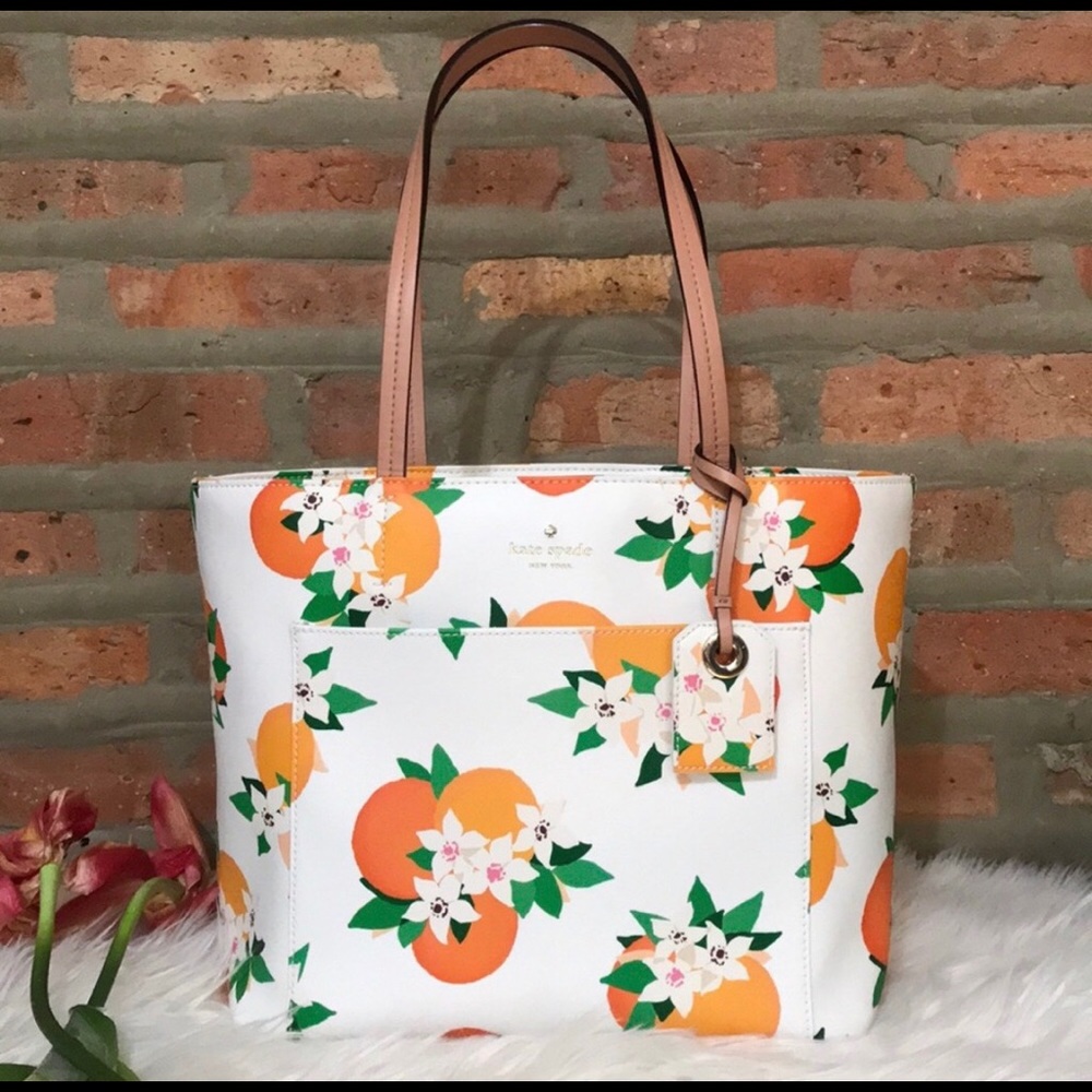 🍊 Kate Spade Orange Blossom Purse